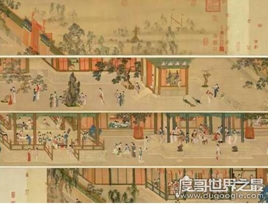 中國十大傳世名畫之漢宮春曉圖,放大30倍來看別有一番風韻 中國十大傳世名畫之漢宮春曉圖,放大30倍來看別有一番風韻