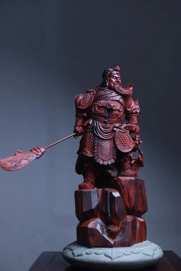 淺談關公雕刻動態