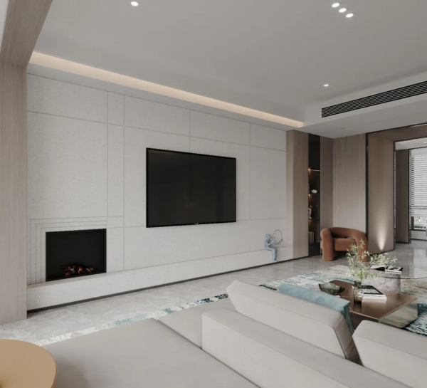 多功能電視背景牆，才是高定的新趨勢