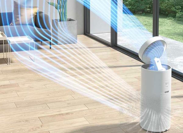 米家迴圈風空氣清淨機：高顏值的淨化好物，人性化設計更佳