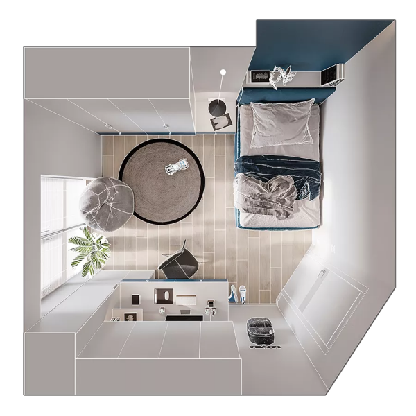 一對年輕夫婦的95㎡兩居室,溫暖柔和 一對年輕夫婦的95㎡兩居室,溫暖柔和