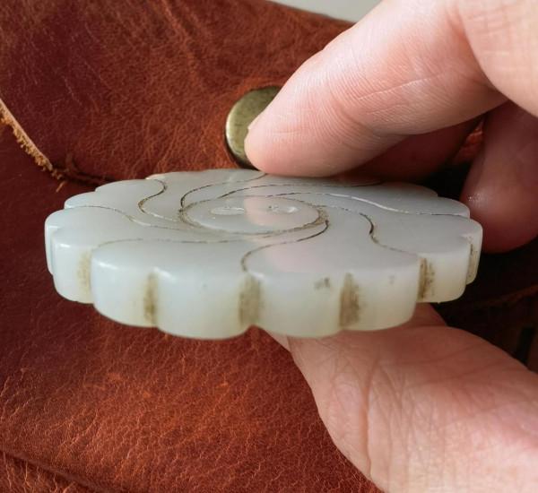 明清玉髒舊包漿清理記