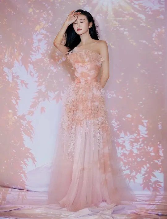 景甜 笑容甜美 太美啦