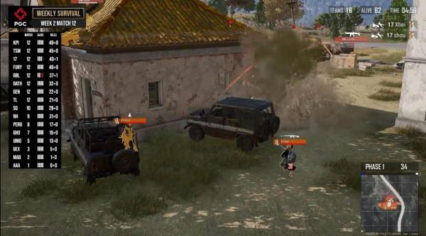 PGC第二週生存賽第12局 PERO16殺第三 17再獻世界名畫