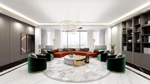 金地南湖藝境 216㎡「現代輕奢」案例分享