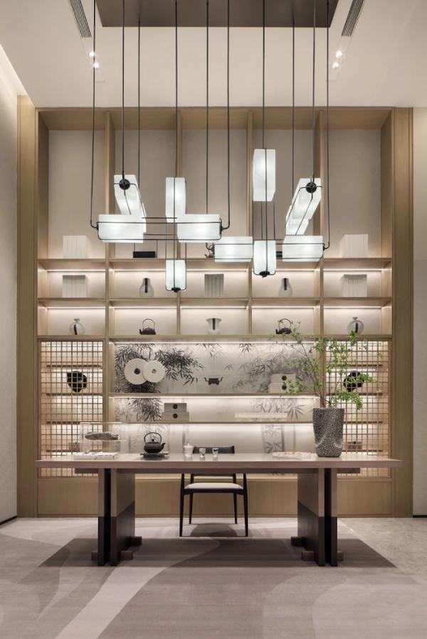 河南小夫妻的318㎡別墅火了，入戶詩意新中式，藏不住的高階感