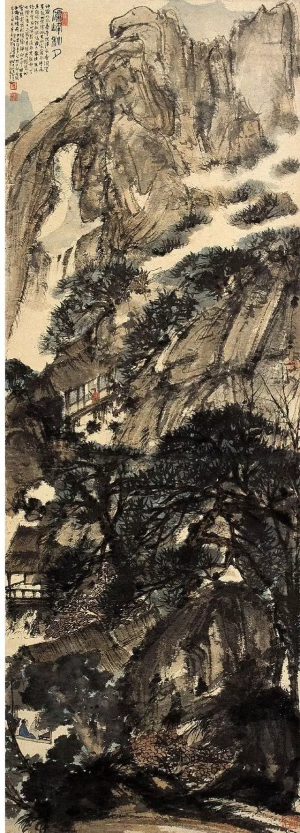 近代大師傅抱石作品欣賞