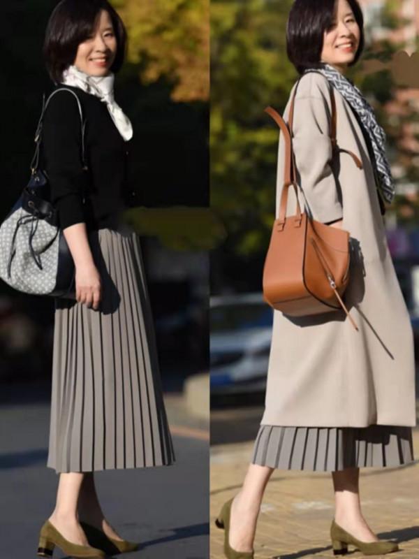 女人五十而不老,三種半身裙搭配不僅優雅保暖,還讓你擺脫大媽感 女人五十而不老,三種半身裙搭配不僅優雅保暖,還讓你擺脫大媽感