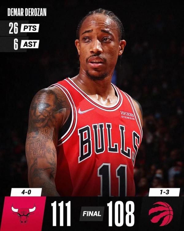 今日NBA戰況：杜蘭特笑了，公牛4連勝