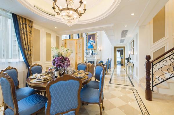 500平歐式力求細節處將獨到的高貴優雅詮釋得淋漓盡致 500平歐式力求細節處將獨到的高貴優雅詮釋得淋漓盡致