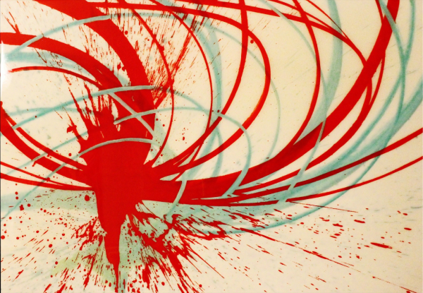 碰撞，西班牙藝術家Quim Bové繪畫作品