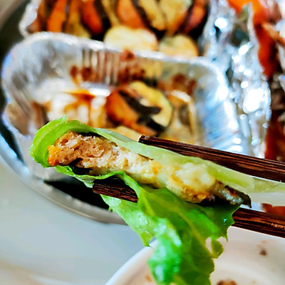 開胃解膩不需要油炸的茄夾，一盤可不夠