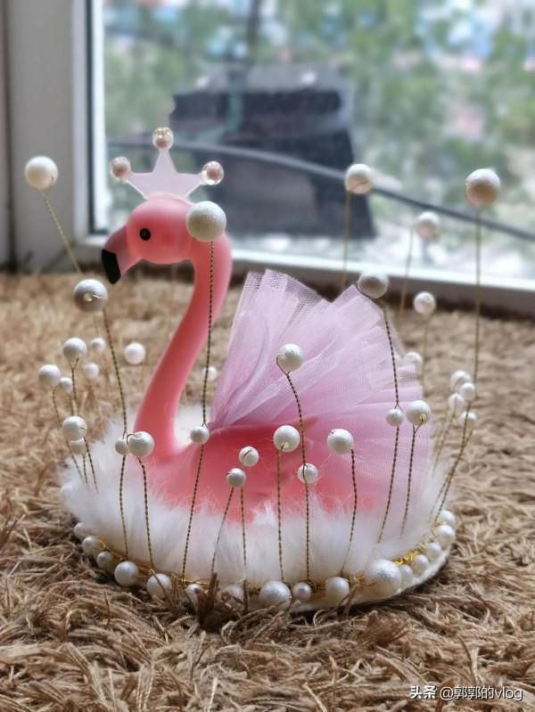 用生日蛋糕裡的小物件DIY小擺件