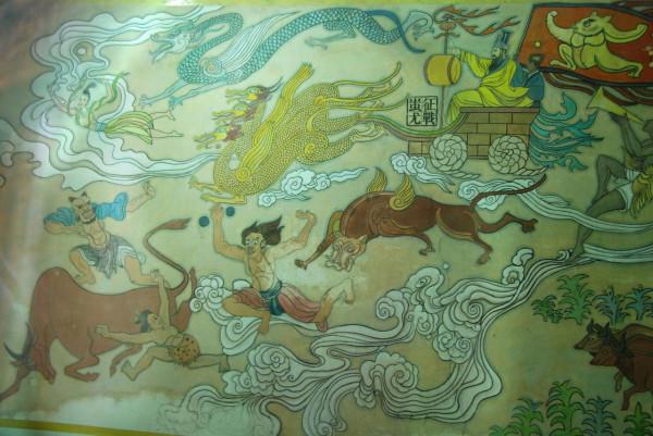 黃帝戰蚩尤，據說蚩尤冢在涿州？