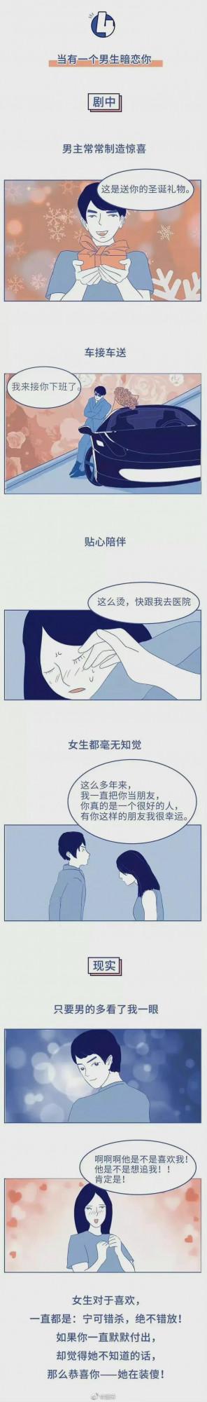 漫畫:現實中的女生,真不是劇本寫的那樣 漫畫:現實中的女生,真不是劇本寫的那樣