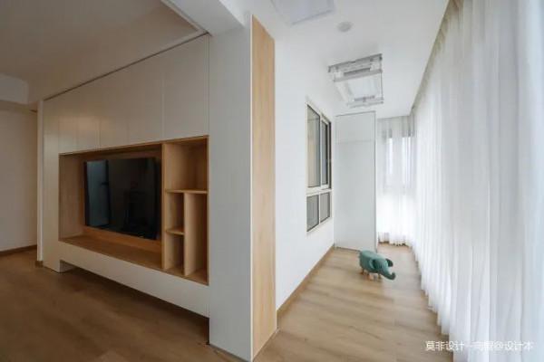 原木+白，簡約即正義的五口之家