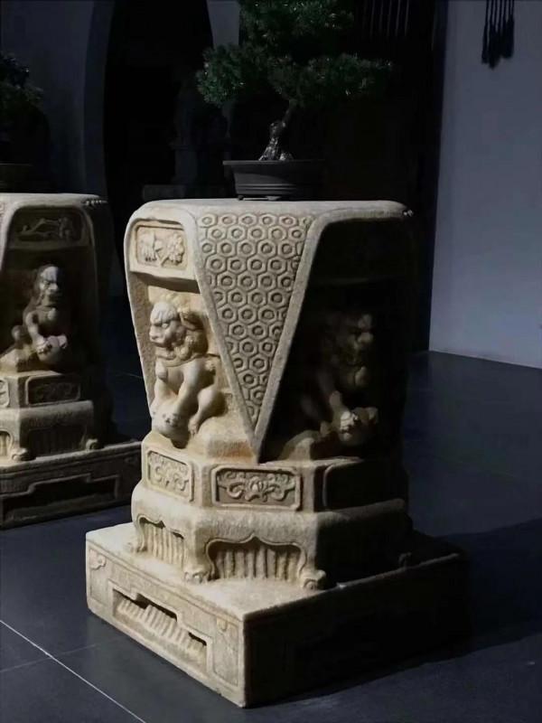 石几 石墩 漢白玉