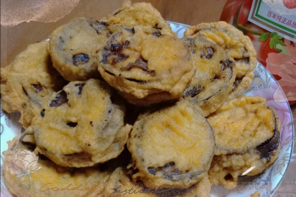 炸茄盒，“3粉1水”是關鍵，分享正確做法，金黃酥脆不塌陷