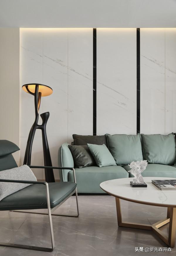 江蘇&CenterDot;280㎡現代簡約疊墅裝修設計實景；低純度營造舒心的居家氛圍