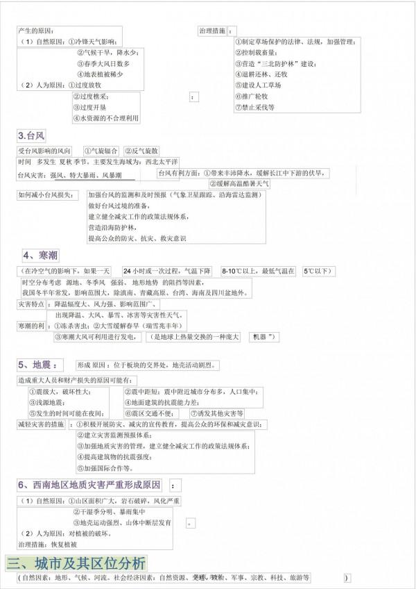 高中地理提分用1個月和5個月的時間差距,都在這份資料上了 高中地理提分用1個月和5個月的時間差距,都在這份資料上了