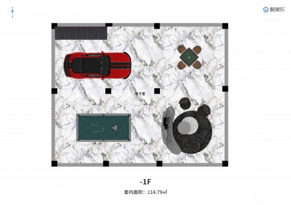 現代風130平三層住宅帶地下室 坡頂帶閣樓簡潔大氣