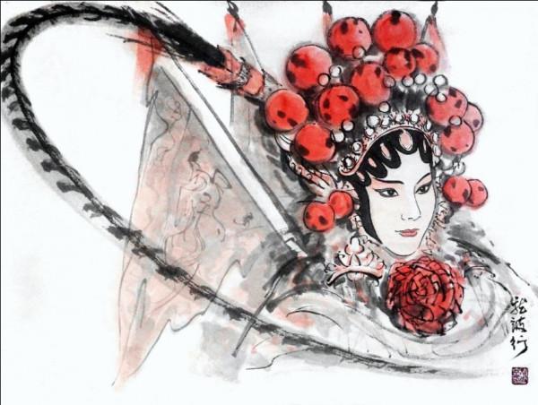 業餘畫家龍波行、作品精湛很正點