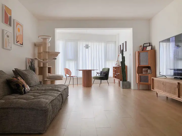 重灌住了5年的房子，發現衛生間不裝門也很方便