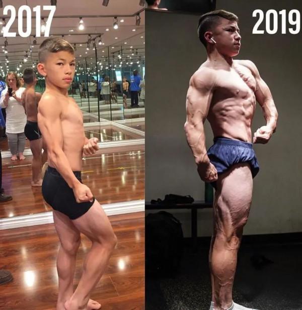 4年過去，“迷你施瓦辛格”怎麼樣了？網友：健身果然長不高