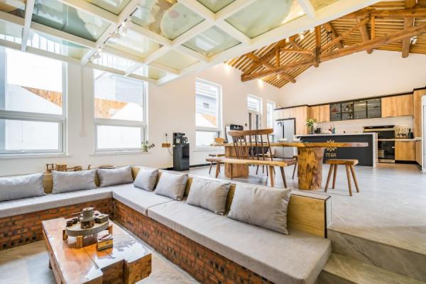 北京萬科石京龍滑雪場-充滿私密性的獨立庭院-極強的氛圍感