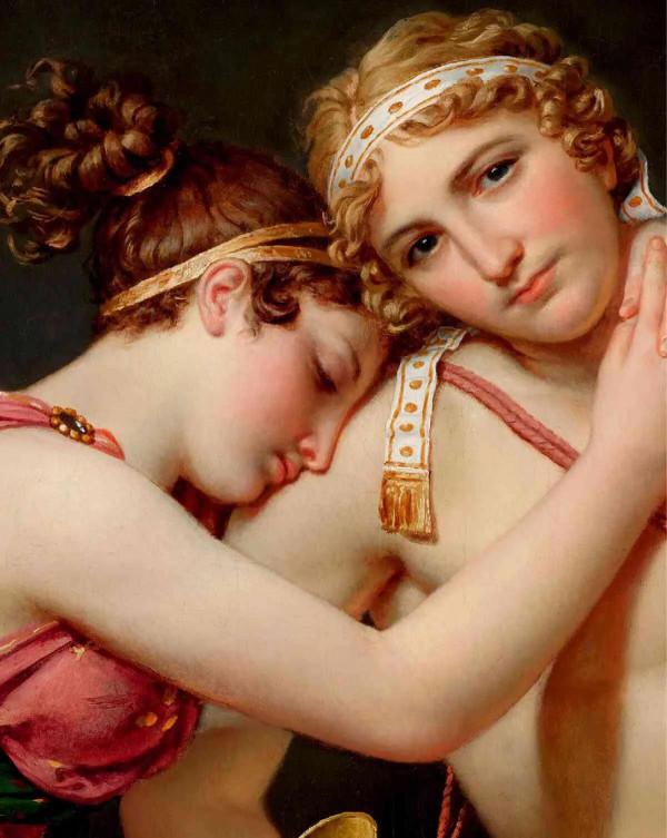 新古典主義大師作品《忒勒瑪科斯和優查利斯的告別》 新古典主義大師作品《忒勒瑪科斯和優查利斯的告別》