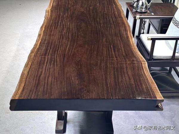 黑檀（風車木）實木大板，紋形不錯哦