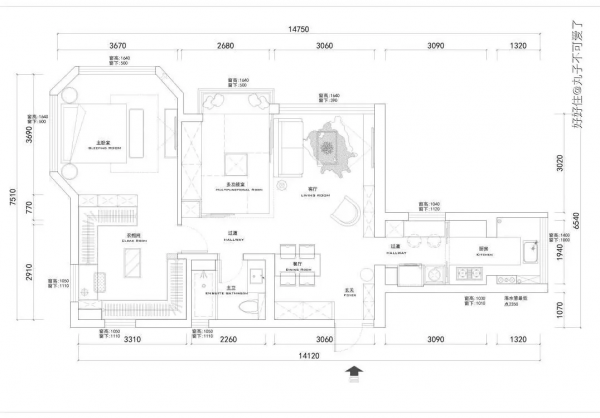 畫風治癒！榻榻米與客廳聯動，傢俱多了，竟然更寬敞了？