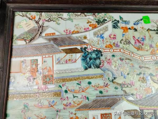 清同治粉彩百子鬧春大瓷板鑑賞