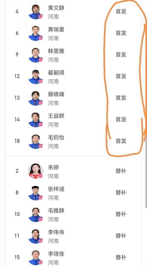 全運會女排（成人組）河南0-3不敵遼寧女排