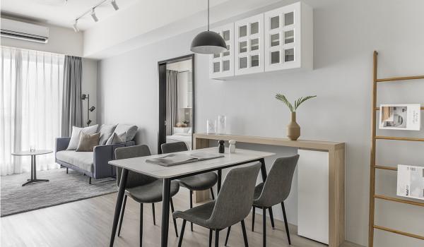 E裝平臺｜為退休日常抹上莫蘭迪色，桃園 28 坪北歐簡約閒居