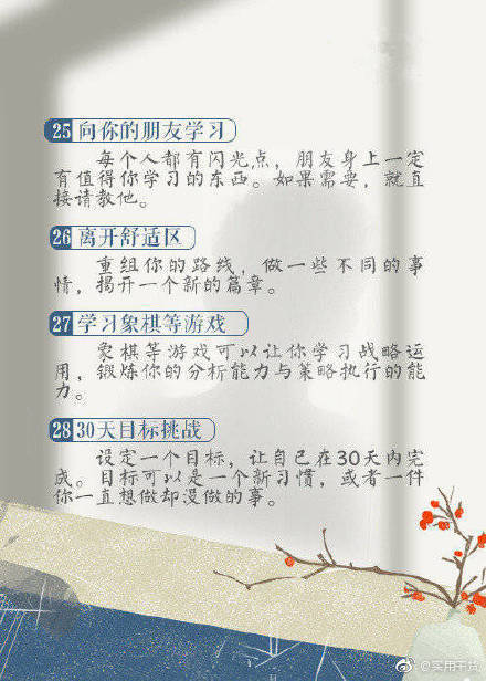 35個讓你更優秀的習慣