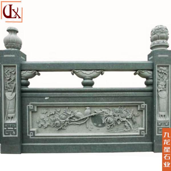 青石石材欄杆 大理石欄杆雕刻板效果圖