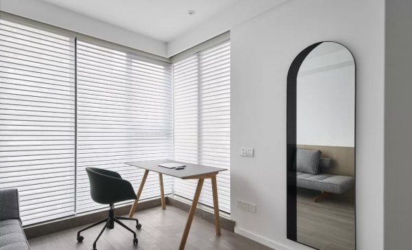 95平現代簡約三室 時尚經典黑白灰