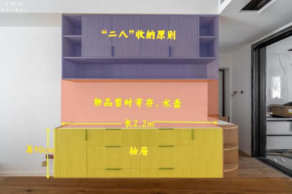 玄關進深1米35，方案再三最佳化，L型勝在實用，也算得上裝修模板了