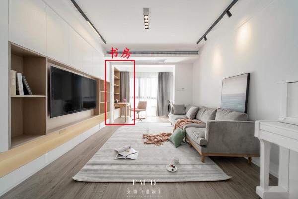 不必單獨留間書房，客廳這4個角落挪一挪，個個都能當書房學習用