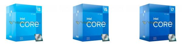 英特爾酷睿i3-12100F/i5-12400F/i7-12700F包裝曝光，將搭配Laminar RM1