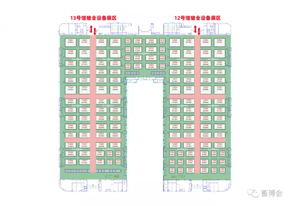 2022畜博會展區展點陣圖公佈