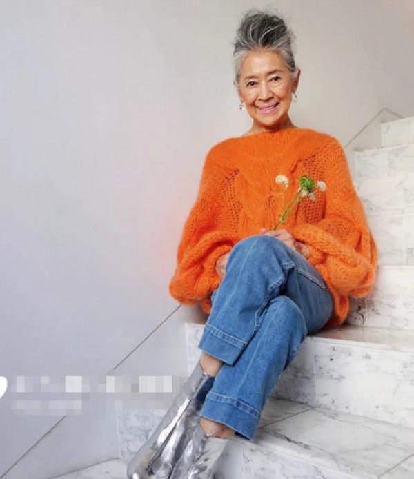 被這些年過半百的奶奶們驚豔，滿臉皺紋、滿頭銀絲，比年輕人時髦