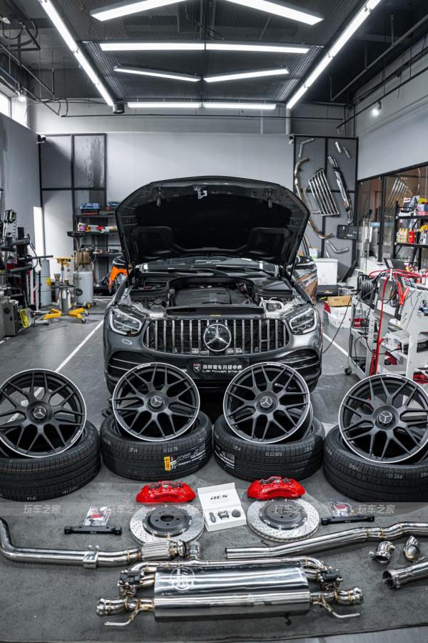賓士GLC coupe AMG升級卡鉗輪轂排氣 安全改裝 賓士GLC coupe AMG升級卡鉗輪轂排氣 安全改裝
