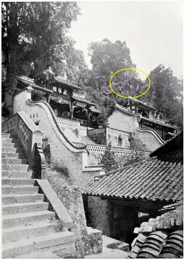 百年前的都江堰二王廟舊影 百年前的都江堰二王廟舊影