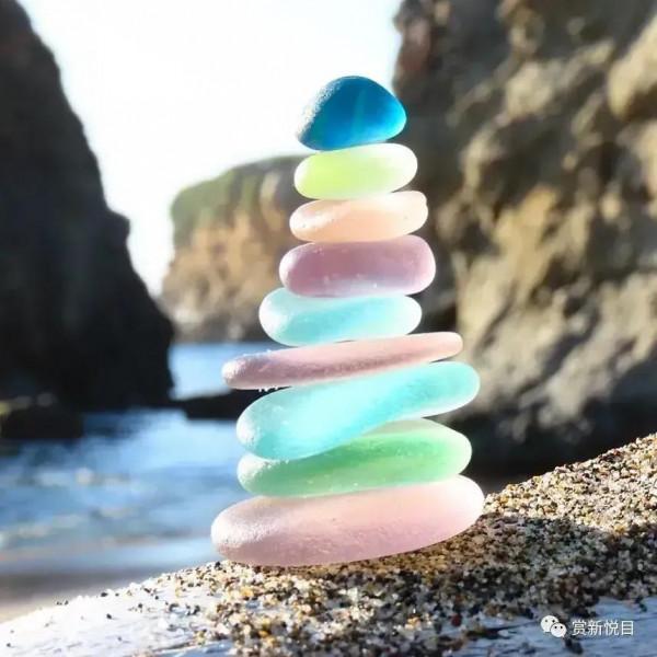 什麼是海玻璃？50幅玲瓏剔透•糖果色•海玻璃的由來
