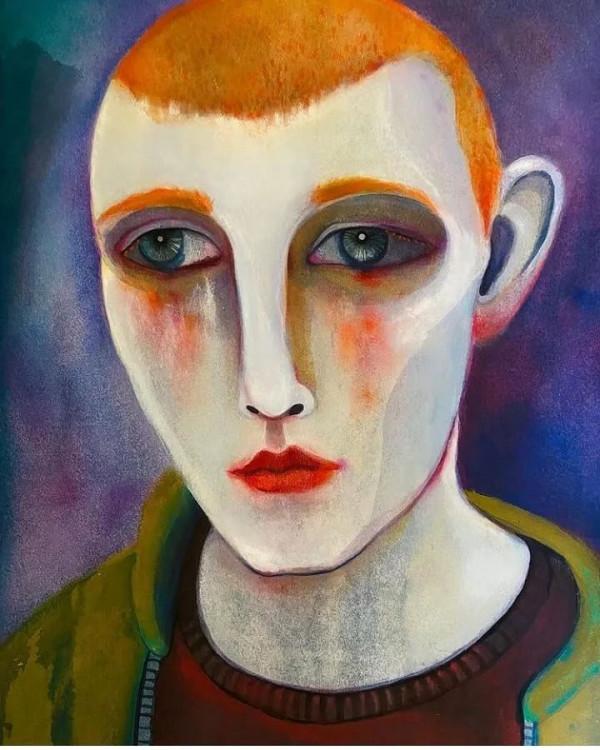 55歲大媽剛戒毒又患癌，第一次拿起畫筆便完美蛻變Gucci金牌畫師