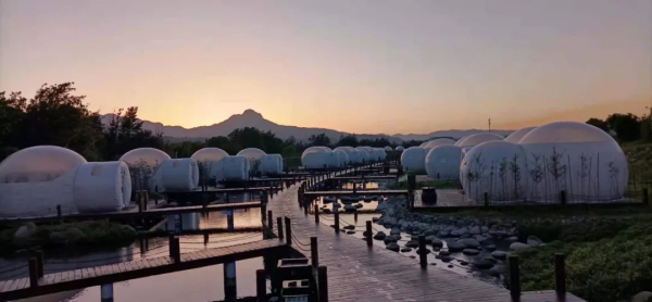 魚鳧溼地公園丨30間泡泡屋，我捨不得私藏