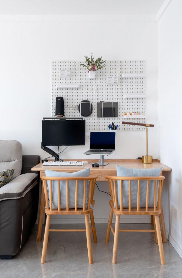 長春百合裝飾怎麼樣 原木風和愛馬仕橙搭配的簡約風住宅 簡潔且溫馨