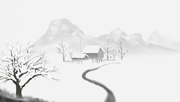 秋深夢斷魂縈繞，雪滿寒冬路漫長。立冬漫吟